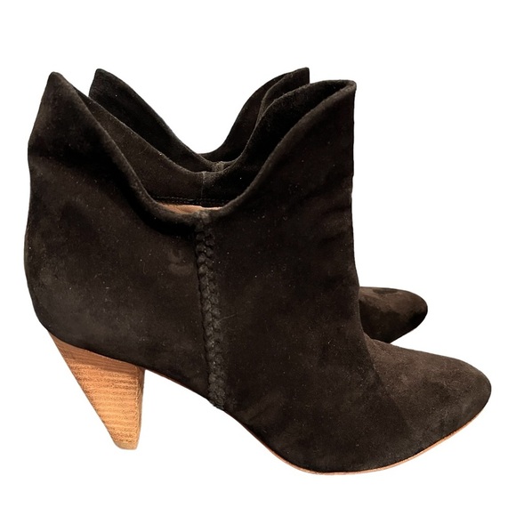 Belle Sigerson Morrison Black Suede Booties - Picture 1 of 9